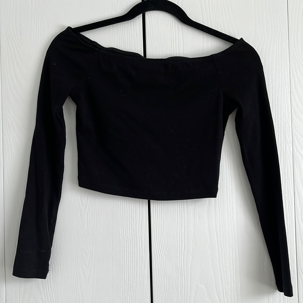 Fitted off the shoulder top